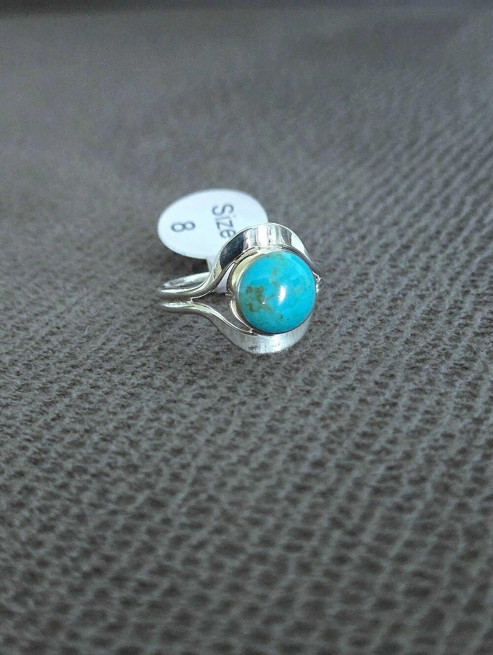 Sterling Silver🤍 Mexican🇲🇽 Turquoise Ring - NWT - Picture 12 of 16